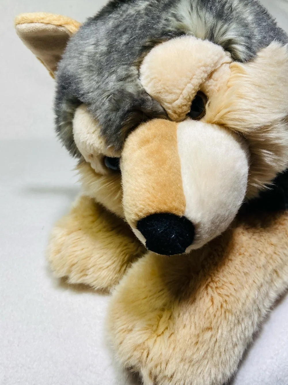 25” Retired Aurora Super Flopsie Wolf Plush